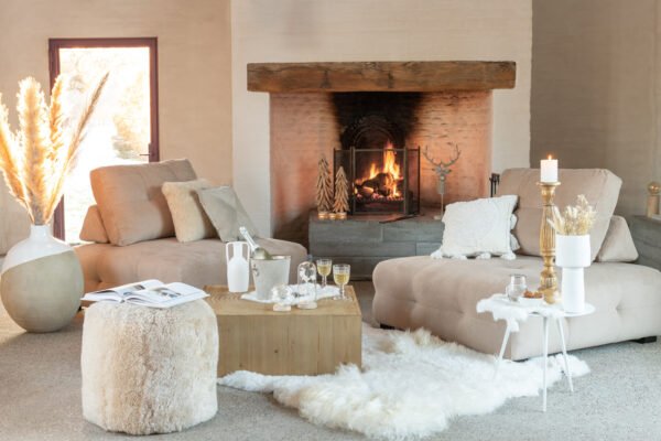 Grand Tapis Mouton Blanc Large doux fourrure - Tapis intérieur animal - Peau de mouton - Mouton véritable