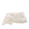 Grand Tapis Mouton Blanc Large doux fourrure - Tapis intérieur animal - Peau de mouton - Mouton véritable