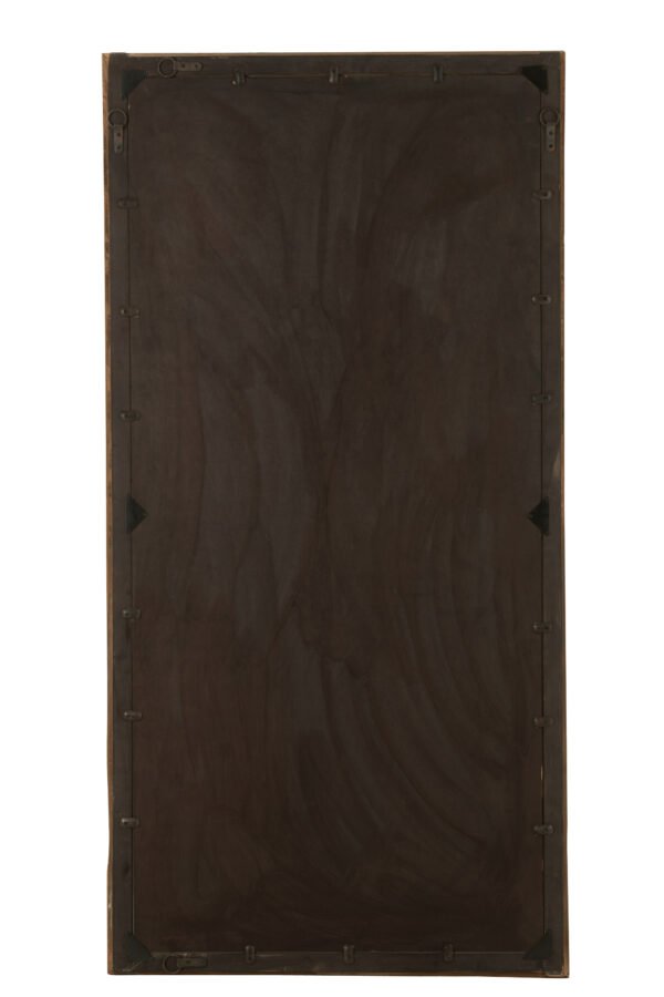 Miroir mural rectangle bois marron grand (3)