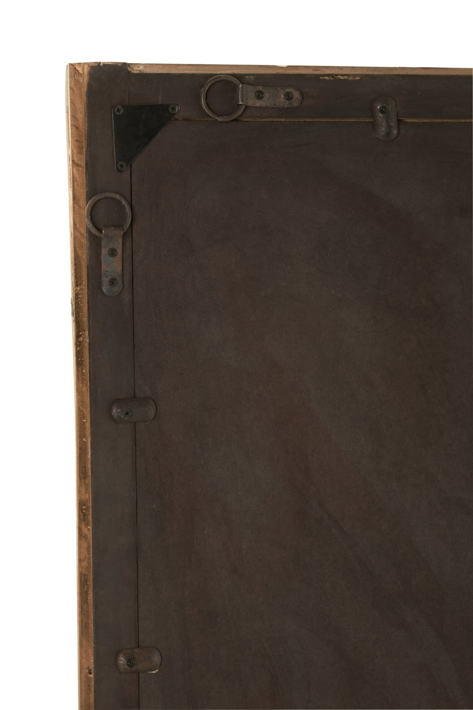 Miroir mural rectangle bois marron grand (4) Miroir mural rectangle bois marron grand (4)