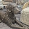 Labrador chien déco résine marron sculpture statue (2) Labrador chien déco résine marron sculpture statue (2)