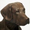 Sculpture statue chien labrador couché marron en céramique déco (2) Sculpture statue chien labrador couché marron en céramique déco (2)