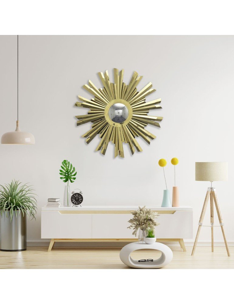 sculpture en inox Soleil doré déco mural ornement intérieur design (2) sculpture en inox Soleil doré déco mural ornement intérieur design (2)
