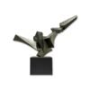 sculpture en inox flèche 3D design noir déco sculpture en inox flèche 3D design noir déco - Validée socle marbre - Oeuvre d'art déco - Décoration de salon - Décoration d'intérieure en Métal - Sculpture ornement - Maison feng shui - Cadeau déco