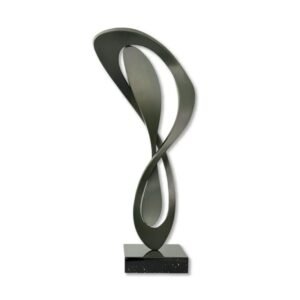 sculpture en inox infini lemniscate 8 ruban déco - Déco industrielle - Décoration de salon - Décoration d'intérieure en métal - Sculpture ornement - Déco bien-être - Maison feng shui - Cadeau déco