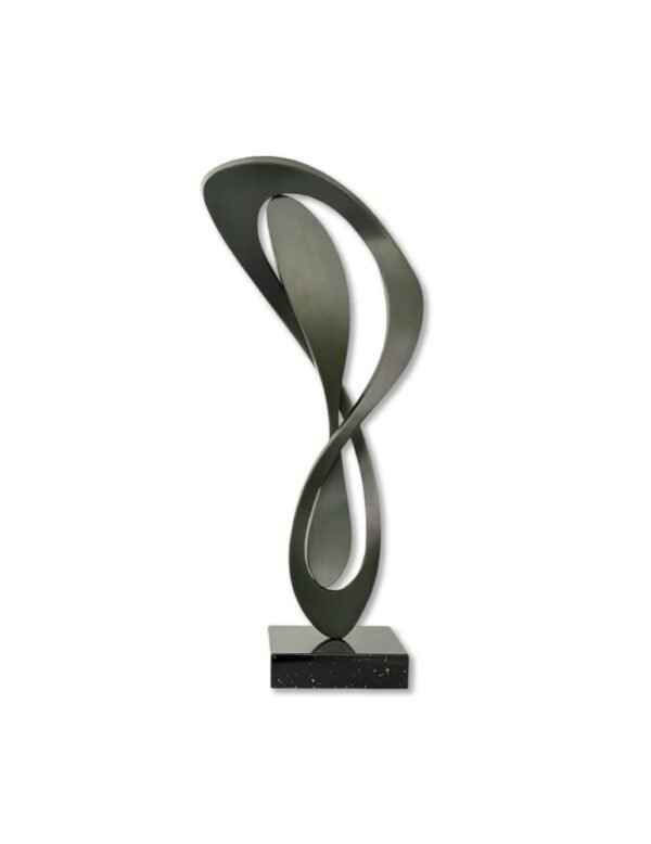 sculpture en inox infini lemniscate 8 ruban déco - Déco industrielle - Décoration de salon - Décoration d'intérieure en métal - Sculpture ornement - Déco bien-être - Maison feng shui - Cadeau déco