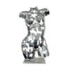 sculpture metal inox buste femme aluminium déco industrielle (1) Sculpture metal aluminium buste femme nue - Déco industrielle - Décoration de salon - Décoration d'intérieure en métal - Sculpture ornement - Déco bien-être - Maison feng shui - Cadeau déco