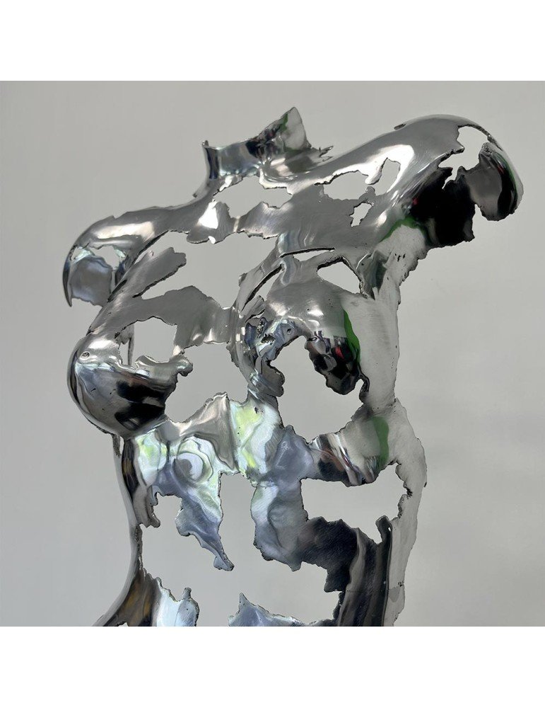 sculpture metal inox buste femme aluminium déco industrielle (2) sculpture metal inox buste femme aluminium déco industrielle (2)