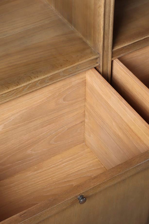 Bibliothèque en chêne et fer avec echelle déco bois pour livres 240 cm (4) Bibliothèque en chêne et fer avec echelle déco bois pour livres 240 cm (4)