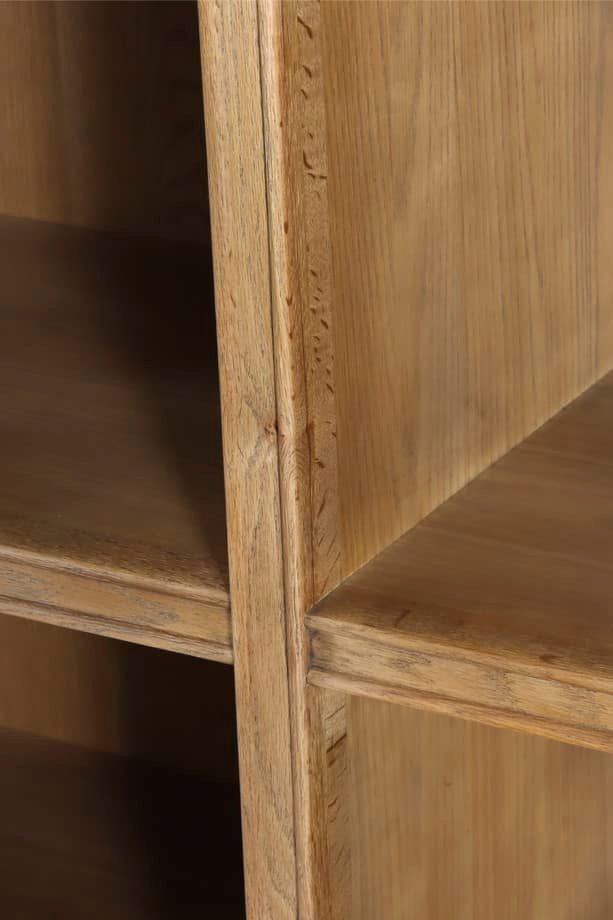 Bibliothèque en chêne et fer avec echelle déco bois pour livres 240 cm (5) Bibliothèque en chêne et fer avec echelle déco bois pour livres 240 cm (5)