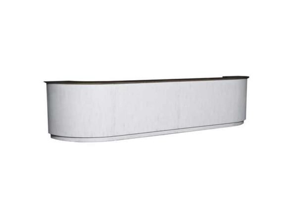 Comptoir blanc et en bois chêne magasin boutique ou intérieur maison déco zen (1)