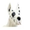 Grand danois dogue allemand sculpture statue chien déco noir et blanc design art Grand danois dogue allemand sculpture statue chien déco noir et blanc design art