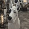 Grand danois dogue allemand sculpture statue chien déco noir et blanc design zoom 1 (2) Grand danois dogue allemand sculpture statue chien déco noir et blanc design zoom 1 (2)