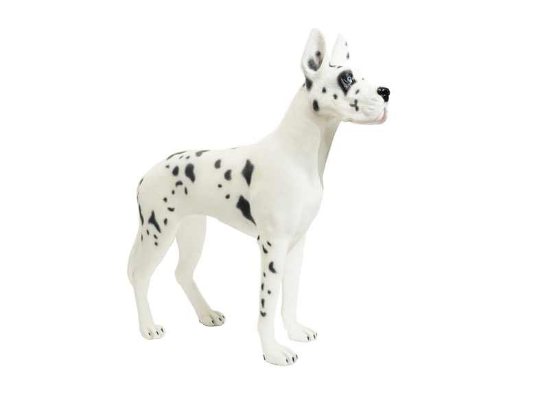 Grand danois dogue allemand sculpture statue chien déco noir et blanc design Grand danois dogue allemand sculpture statue chien déco noir et blanc design - Oeuvre d'art déco - Décoration de salon - - Sculpture ornement - Maison feng shui - Cadeau déco
