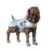Sculpture chien Bulldog bois teck et métal design déco tendance industrielle Sculpture chien Bulldog bois teck et métal design déco tendance industrielle - Décoration de salon - Décoration d'intérieure - Sculpture ornement - Maison feng shui - Cadeau déco